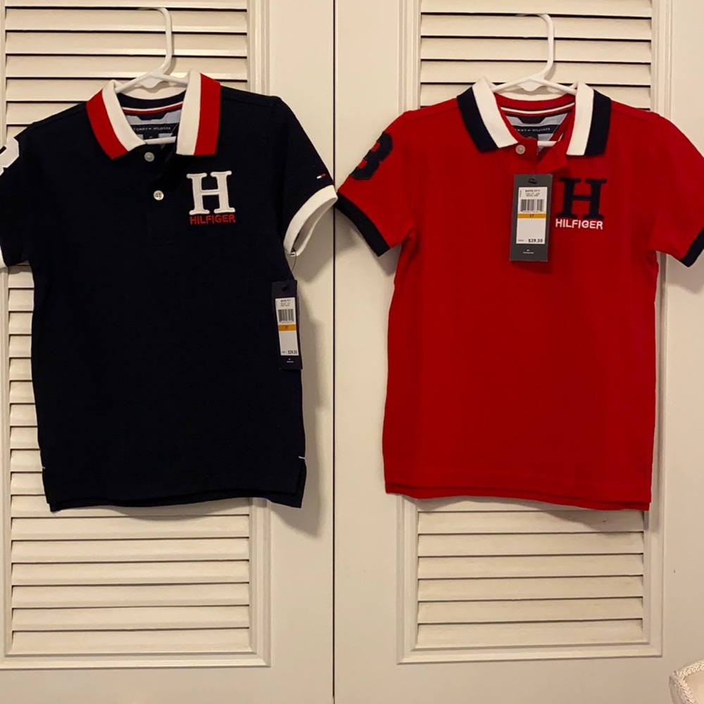 2 Toddler boy Tommy Hilfiger Polo shirts. Size 3T. NWT